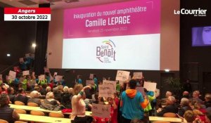 VIDEO. A Angers : l’amphi hommage à Camille Lepage de l’ensemble scolaire Saint-Benoît 