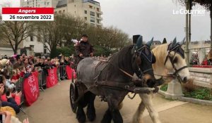 VIDEO. A Angers : le père Noël a lancé les festivités de Soleils d’hiver
