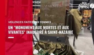 VIDÉO. Le « monument aux mortes » de Saint-Nazaire, nouveau symbole de la lutte contre les violences faites aux femmes