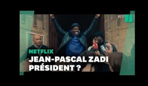 Jean-Pascal Zadi s'imagine en premier président noir dans la série "En Place"