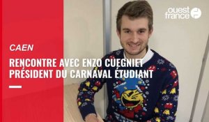 VIDÉO. Rencontre avec Enzo Cuegniet, nouveau président du Carnaval étudiant de Caen
