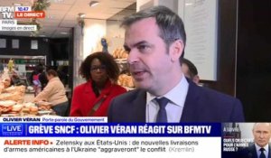"Ce n'est pas le moment de faire ça !" : exaspéré par la grève SNCF, Olivier Véran hausse...