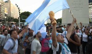 Dans les rues de Buenos Aires, l'Argentine se prépare pour la finale de la Coupe du monde