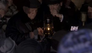 Les Juifs d'Ukraine célèbrent la fête des lumières de Hanoucca