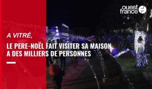VIDÉO. À Vitré, le Père-Noël accueille des visiteurs par milliers