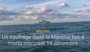 Un small boat a chaviré dans la Manche faisant 4 morts mercredi 14 décembre 2022