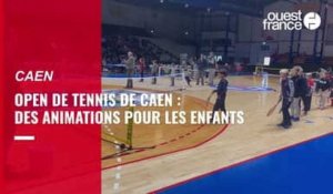 VIDÉO. Des animations proposées aux enfants durant l'Open de tennis de Caen