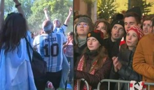 Mondial: des supporters en Argentine et en Croatie réagissent au coup de sifflet final