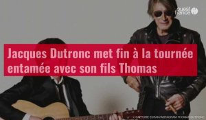 VIDÉO. Jacques Dutronc met fin à la tournée entamée avec son fils Thomas