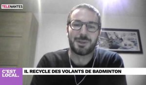 C'est Local : il recycle des volants de badminton en meubles