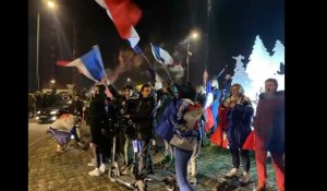 Maubeuge : célébrations des supporters dans les rues