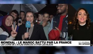 Mondial: le Maroc battu par l'équipe de France 2-0, les Marocains fiers de leurs joueurs
