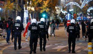 Une centaine d'arrestations à Bruxelles et à Anvers après France-Maroc