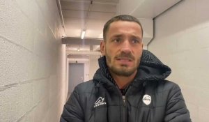 Football: réaction de Mathieu Debuchy après la victoire de Valenciennes au Standard de Liège