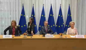 Images: réunion des dirigeants de l'UE, qui vont évoquer l'Ukraine, les migrations et l'énergie
