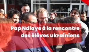 Annecy : le ministre de l’Education Pap Ndiaye à la rencontre des élèves ukrainiens de Gabriel Fauré