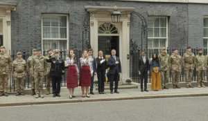 Minute de silence à Downing Street pour l'anniversaire de l'invasion russe en Ukraine