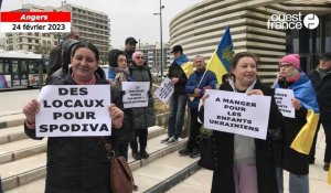 VIDÉO. L'association Spodiva Ukraine réclame un nouveau local à Angers
