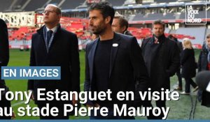 Tony Estanguet et le comité d´organisation des Jeux Olympiques en visite au stade Mauroy