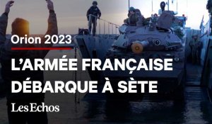 L’armée française débarque sur le littoral de Sète pour des exercices