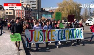 VIDÉO. À Rennes les jeunes manifestent pour le climat 