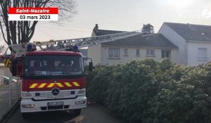 VIDÉO. Incendie dans la chambre d’une maison à Saint-Nazaire, une vingtaine de pompiers mobilisés 