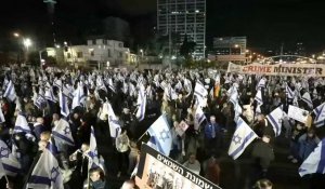 Réforme de la justice en Israël : manifestation pour la huitième semaine consécutive