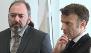 Déplacement de Macron à Jarnac (Charente) sur le thème de la médecine préventive