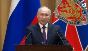 Poutine: "La tâche la plus pertinente est de contrer la menace terroriste, liée au régime de Kiev"