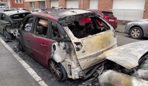 Lille : six voitures brûlées ou endommagées à Vauban