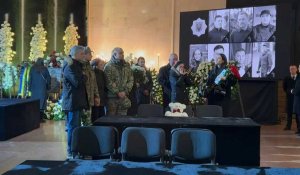 Kiev: funérailles du ministre ukrainien de l'Intérieur, tué dans le crash de son hélicoptère