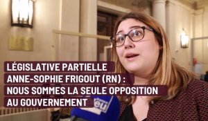 Législative partielle à Reims  : Réaction d'Anne-Sophie Frigout (RN) après le premier tour