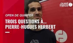 VIDÉO. Open de Quimper : Trois questions à Pierre-Hugues Herbert