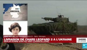 L'Allemagne annonce l'envoi de chars Leopard 2 à l'Ukraine