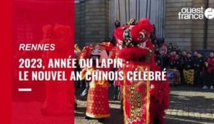 VIDÉO. Danse du lion, parade des dragons : Rennes a célébré le nouvel an chinois