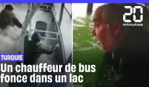Un bus s'écrase dans un lac en Turquie avec des passagers à bord