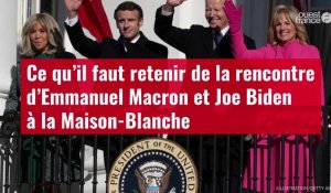 VIDÉO. Ce qu’il faut retenir de la rencontre d’Emmanuel Macron et Joe Biden à la Maison-Blanche