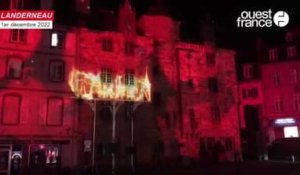 VIDÉO. Les éclairages de Nuit d’hiver métamorphosent le centre-ville de Landerneau
