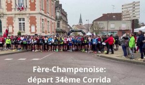Départ 34ème Corrida Fère-Champenoise