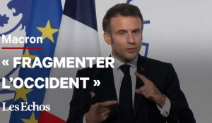 « Des choix qui vont fragmenter l'Occident » : Macron prévient Biden sur sa politique protectionniste