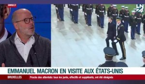 Emmanuel macron en visite aux États-Unis 