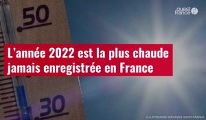 VIDÉO. L’année 2022 est la plus chaude jamais enregistrée en France