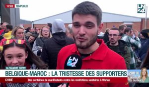 Belgique-Maroc: "On est déçus, il faudra changer la défense pour le prochain match"