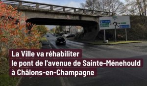 Réhabilitation du pont de l'avenue Ste-Ménehould à Châlons-en-Champagne