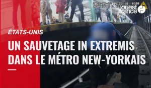 VIDÉO. États-Unis : un sauvetage in extremis dans le métro new-yorkais