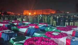 Attentat au Pakistan : Obsèques d'une partie des victimes