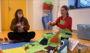 En Sambre-Avesnois, Florine Soual apprend la langue des signes aux bébés