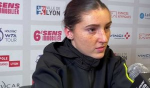 WTA - Open 6e Sens - lyon 2023 - Elsa Jacquemot : "Déçue et triste de ne pas avoir eu de wild-card pour jouer en simple à Lyon et je n'ai pas trop envie d'en parler"