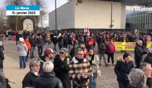 VIDÉO. Grève du 31 janvier : la place des Jacobins se remplit au Mans