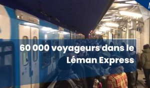 Le Leman express, premier RER transfrontalier, conquiert 60 000 voyageurs par jour